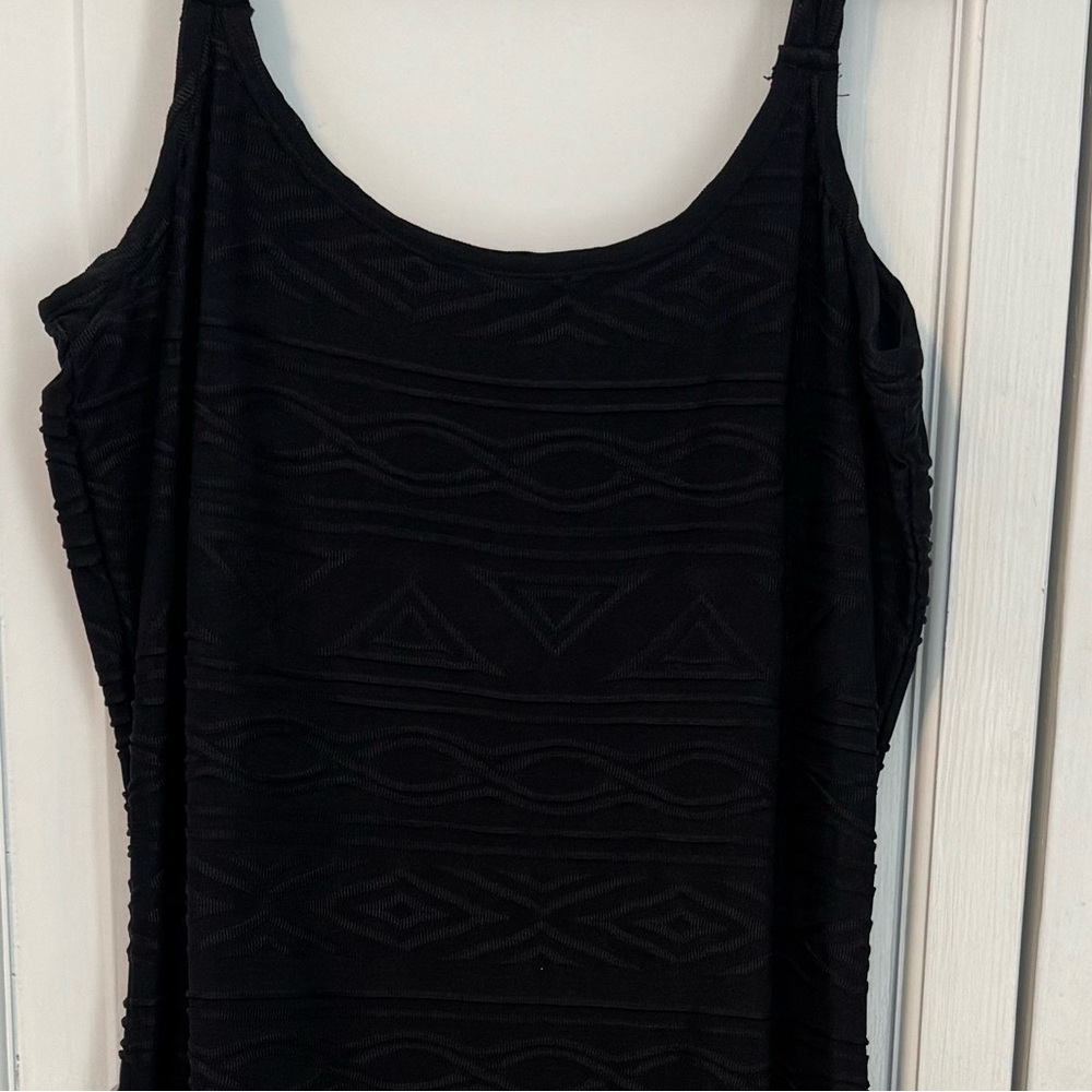 SHAPEFX Fitted Black Long ribbed‎ dress,Simple, Shaping & Stunning. Size 8 NEW - Picture 13 of 16